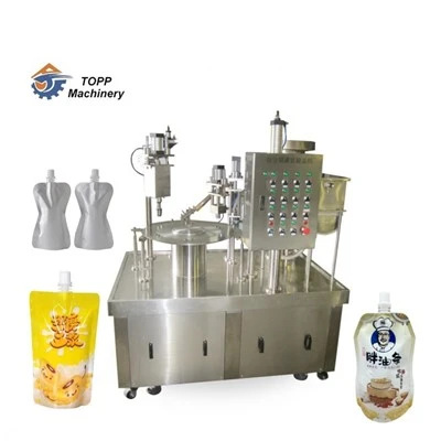Машина для розлива и укупорки соков Doypack Sechet